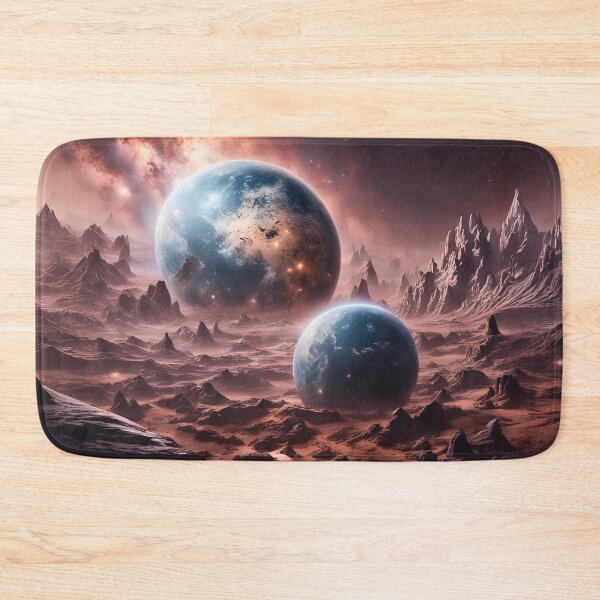 Item preview, Blue Moons Horizon – Cosmic Dreamscape designed and sold by Marcu Ioachim.