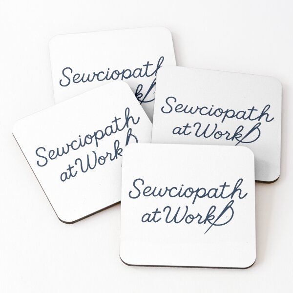 Item preview, Sewciopath at Work Funny Sewing Humor designed and sold by Dago345.