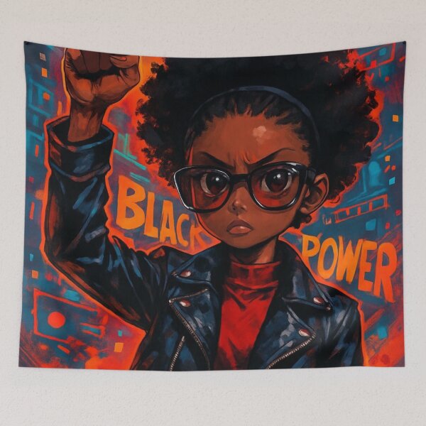 Aperçu de l'œuvre Black Power créée et vendue par DesignzByJai.