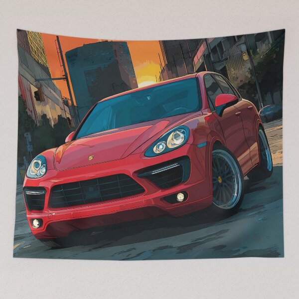 Item preview, Porsche Cayenne GTS Pop Art – Gift for Car Lovers designed and sold by AutoPopStudio.