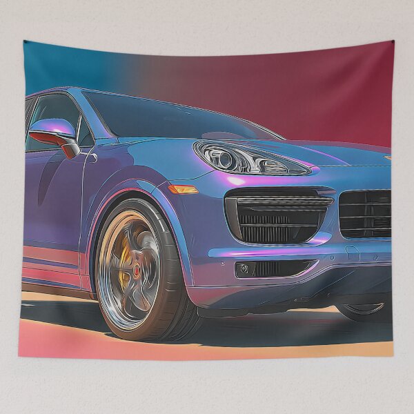 Item preview, Pop Art Inspired Porsche Cayenne GTS – Wall Accent designed and sold by AutoPopStudio.