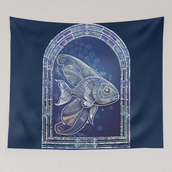 Item preview, Fish Ocean Batik designed and sold by AuroraXGreen.