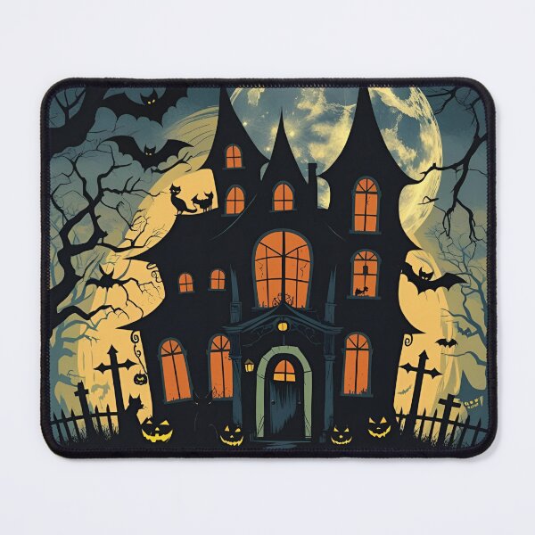 Item preview, Haunted Halloween house designed and sold by RisingWolfStudio.
