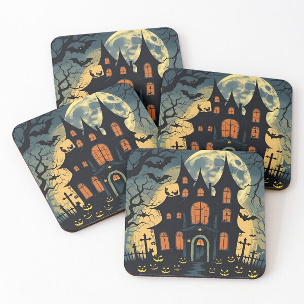Item preview, Haunted Halloween house designed and sold by RisingWolfStudio.