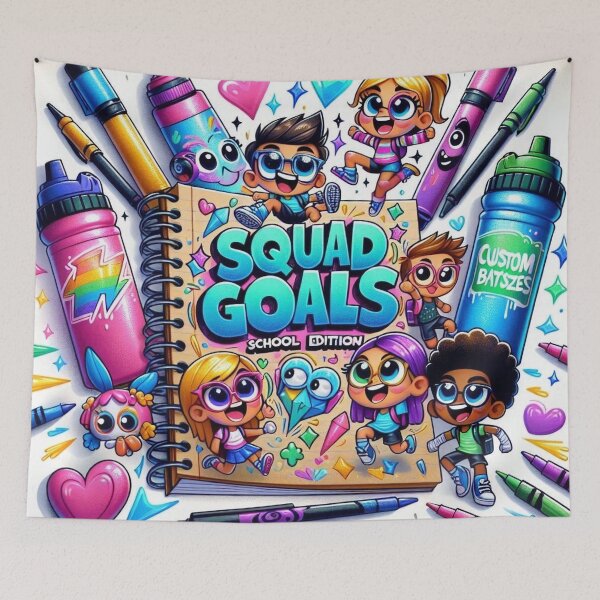 Item preview, Squad Goals designed and sold by DesignzByJai.