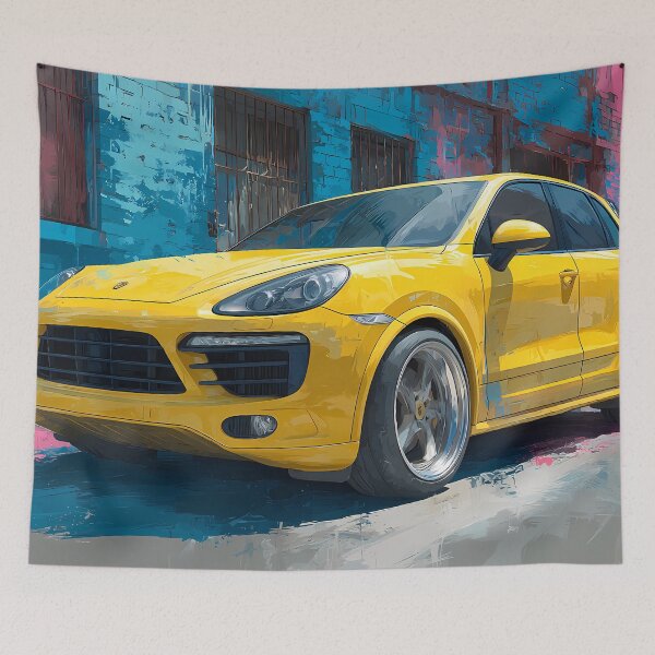 Item preview, Porsche Cayenne GTS Pop Art Design – Office Wall Art designed and sold by AutoPopStudio.