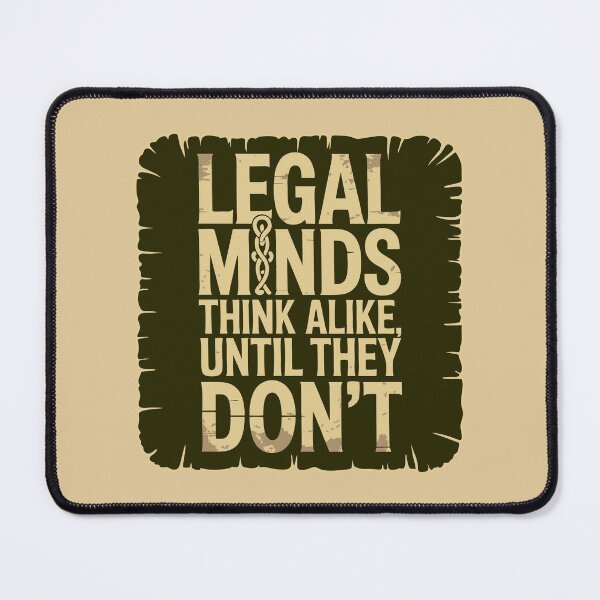 Item preview, All Legal Minds Think Alike, Until They Don’t – Public Defender Tee designed and sold by NoGoodDeeds.