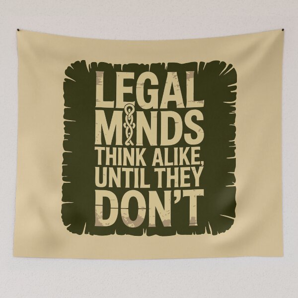 Item preview, All Legal Minds Think Alike, Until They Don’t – Public Defender Tee designed and sold by NoGoodDeeds.