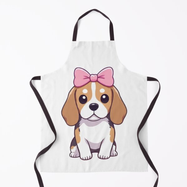 Artikelvorschau, Entzückender Beagle entspannt mit einer rosa Schleife entworfen und verkauft von JonysCreativeDesigns.