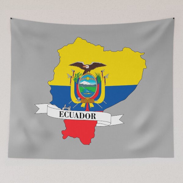 Item preview, Map of the flag of Ecuador designed and sold by visual adventures.