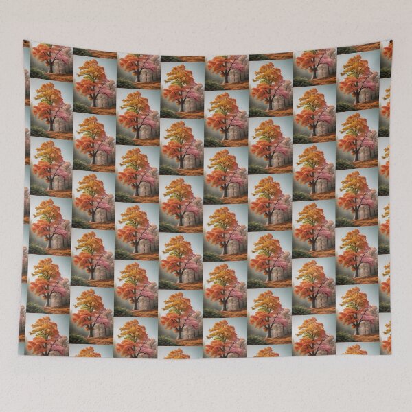 Item preview, Romantic Dreamscape with Autumn Leaves designed and sold by KilianSzmid.