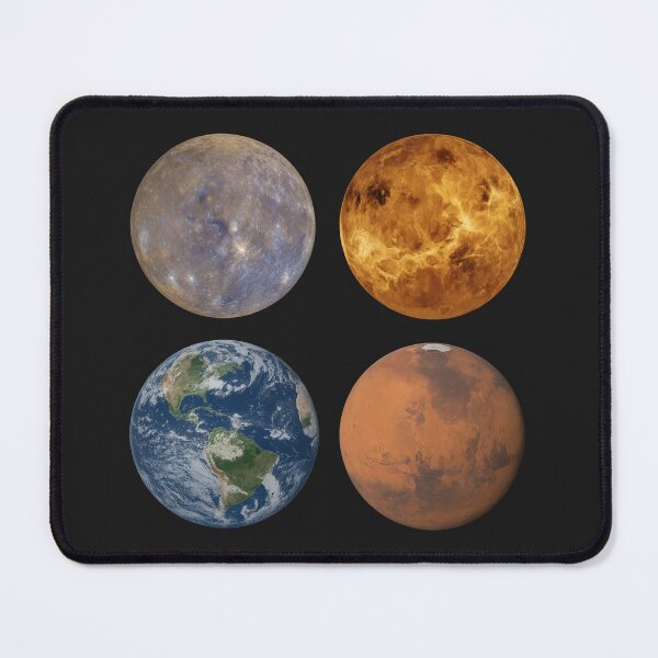 Item preview, Mercury Venus Earth and Mars The Shining Beauty of the Solar System designed and sold by DibujandoPorfa.