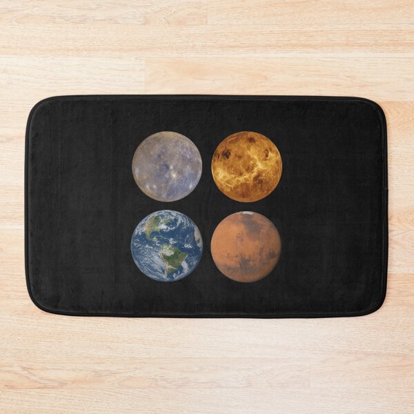 Item preview, Mercury Venus Earth and Mars The Shining Beauty of the Solar System designed and sold by DibujandoPorfa.