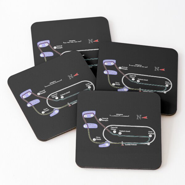 Item preview, Monza F1 track map black Print funny Gifts designed and sold by RyanTee-Awesome.