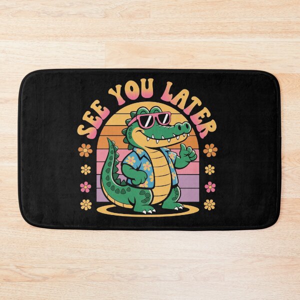 Item preview, "See You Later, Alligator!" - Cool Alligator Retro Graphic designed and sold by DMNindustries.