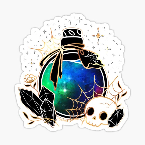 Item preview, Mysterious Potion Bottle designed and sold by heysoleilart.