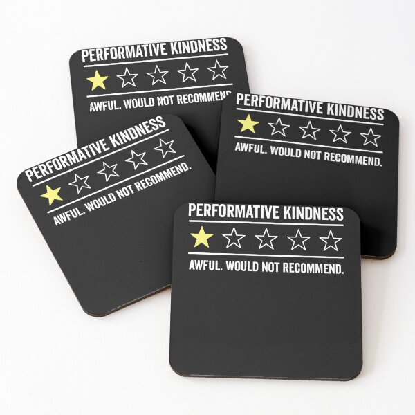 Item preview, Performative Kindness Would Not Recommend Graphic designed and sold by elderberry.