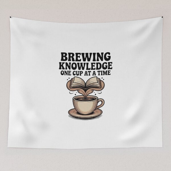 Item preview, Brewing Knowledge One Cup at a Time Teacher Coffee designed and sold by MagicWander.