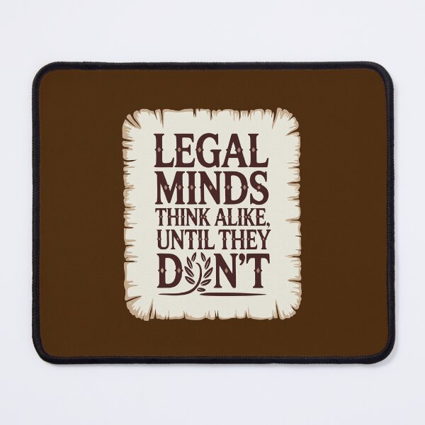 Item preview, All Legal Minds Think Alike, Until They Don’t – Law School Survival T-Shirt designed and sold by NoGoodDeeds.