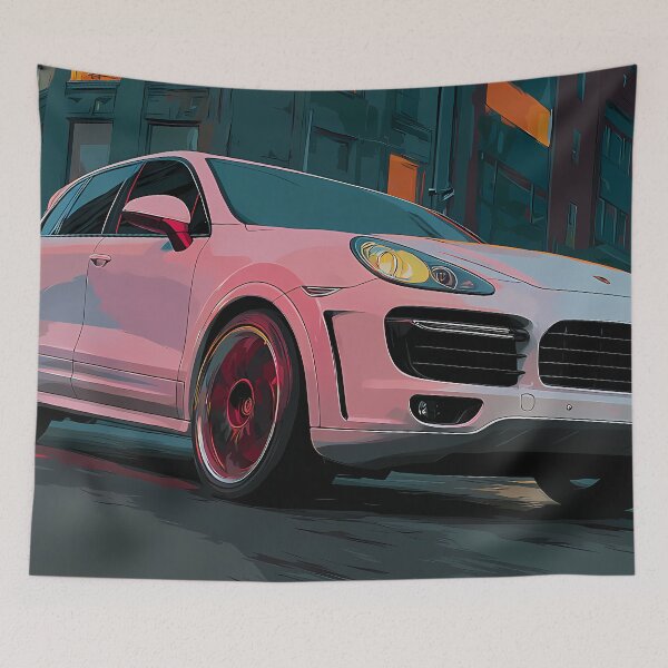 Item preview, Redbubble Exclusive – Porsche Cayenne GTS Pop Art designed and sold by AutoPopStudio.