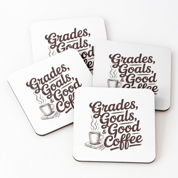 Item preview, Grades Goals & Good Coffee Retro Teacher designed and sold by MagicWander.