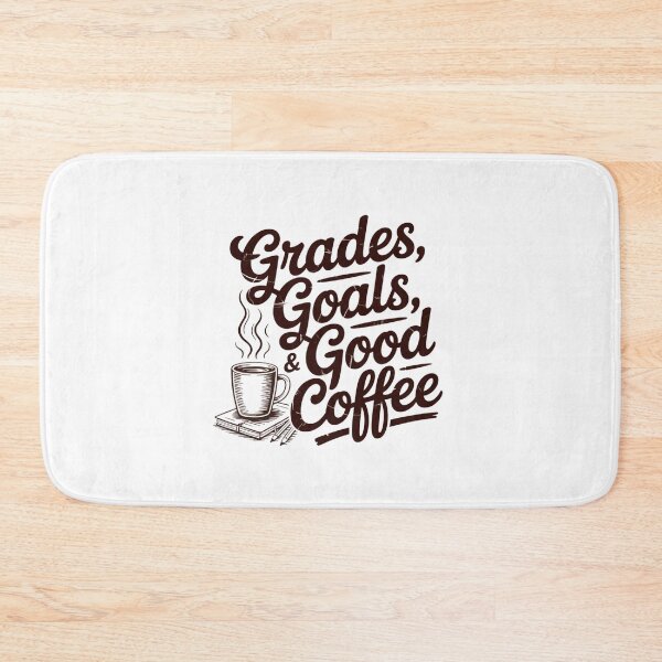 Item preview, Grades Goals & Good Coffee Retro Teacher designed and sold by MagicWander.