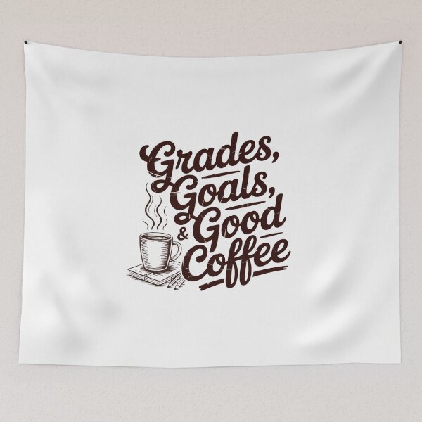 Item preview, Grades Goals & Good Coffee Retro Teacher designed and sold by MagicWander.