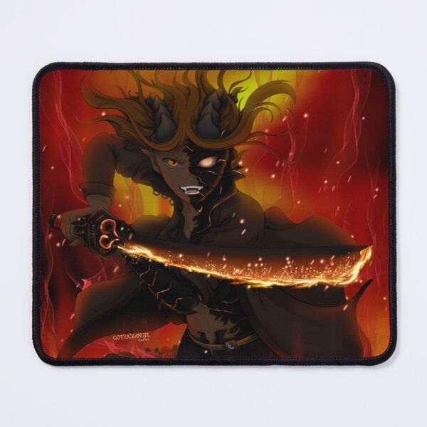 Item preview, Swirling Fire-Demon Mana Farming With Sword / Darknight Manga / Lily Knight designed and sold by Gothickangel Studios.