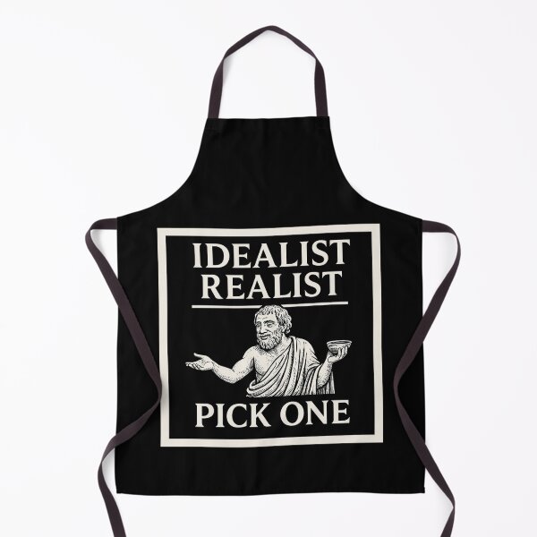 Item preview, Idealist Realist – Pick One - Funny Philosophy T-shirt designed and sold by PHILOSOPHY-SWAG.