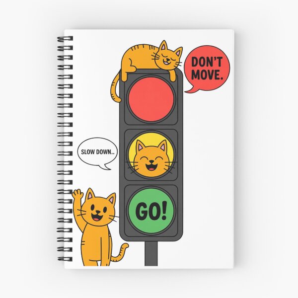 Item preview, Funny Traffic Light With Mood Cats Funny Gifts For Drivers designed and sold by DesignLab13.