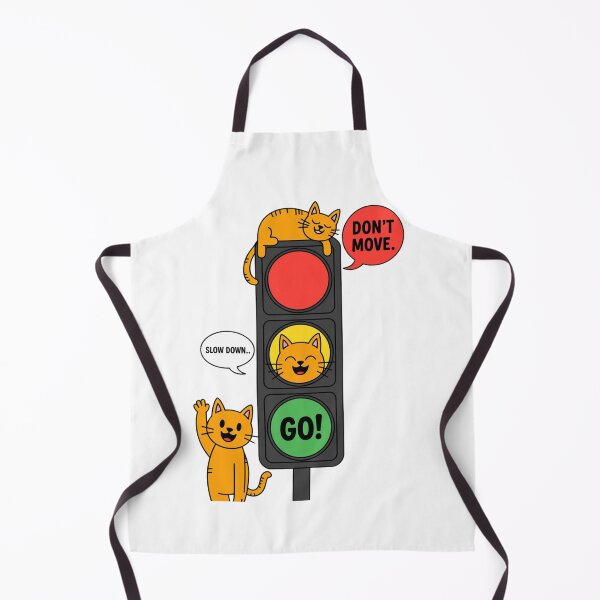 Item preview, Funny Traffic Light With Mood Cats Funny Gifts For Drivers designed and sold by DesignLab13.