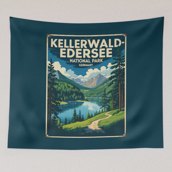 Item preview, Kellerwald-Edersee National Park - Germany  designed and sold by GoodOldVintage.