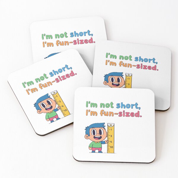 Item preview, "I'm Not Short, I'm Fun-Sized" - Cute & Funny Kid Graphic designed and sold by DMNindustries.