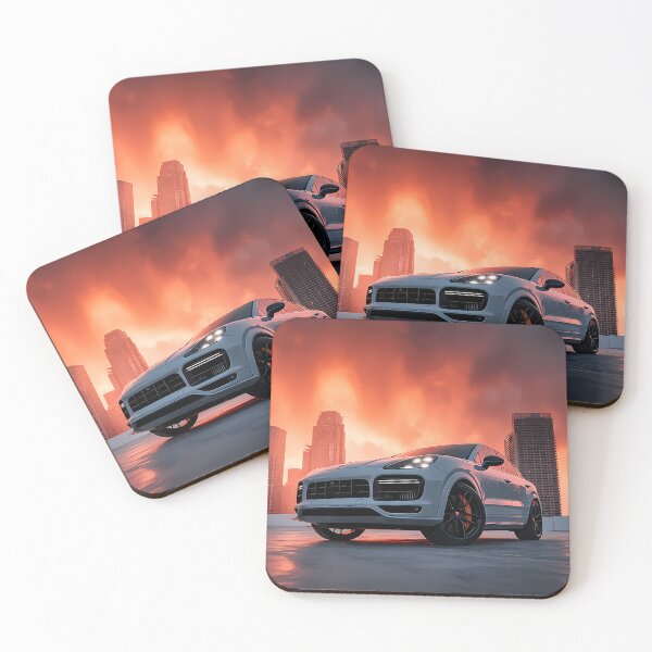 Item preview, Pop Art Porsche Cayenne GTS – Automotive Art Poster designed and sold by AutoPopStudio.