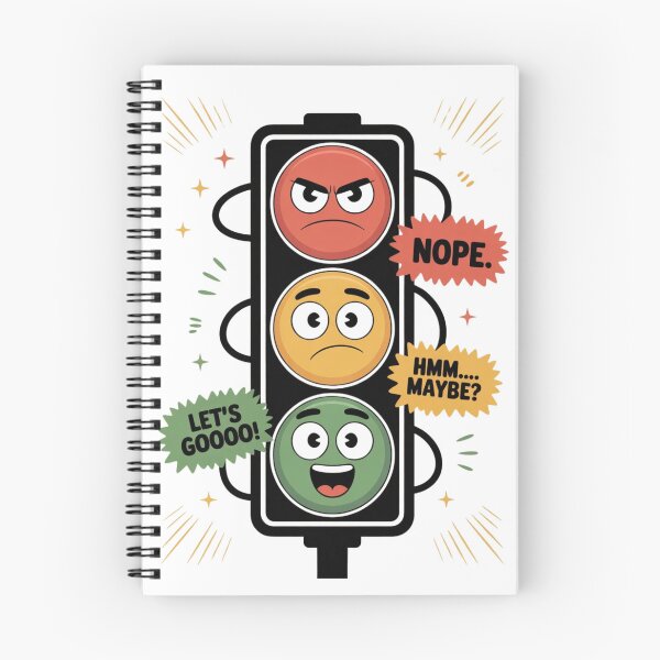 Item preview, Funny Traffic Light Mood Faces Funny Gifts For Drivers designed and sold by DesignLab13.