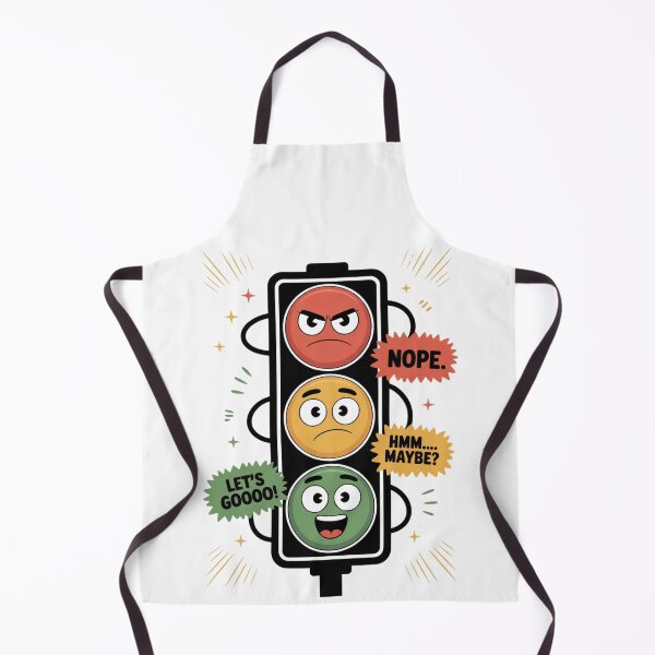 Item preview, Funny Traffic Light Mood Faces Funny Gifts For Drivers designed and sold by DesignLab13.