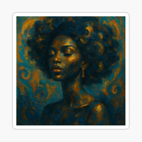 Item preview, Beautiful Woman in Gold designed and sold by The Little Rocking Chair.