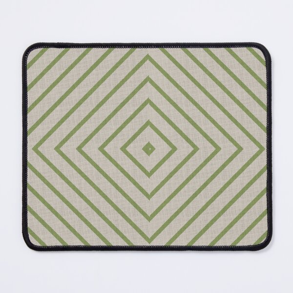 Item preview, Modern Green Geometric – Minimalist Linen Texture Diagonal Stripe Repeat designed and sold by Guillermety Designs.