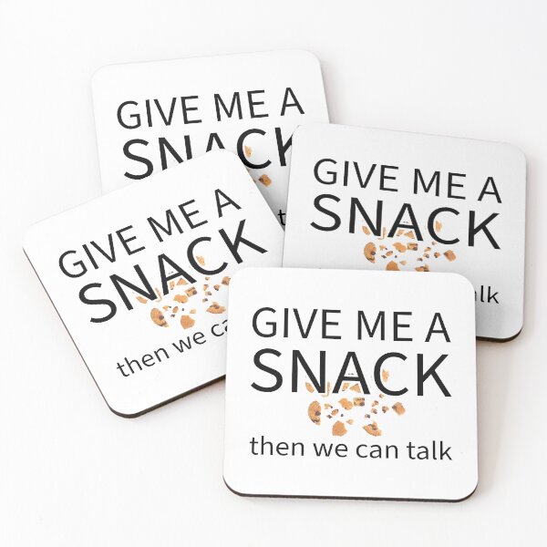 Item preview, Gifts for Snack Lovers | Give Me a Snack, then we can talk | Funny Snack Shirts designed and sold by ScribbL-ScrabbL.