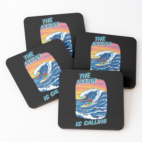 Item preview, The Ocean Is Calling – Surf Adventure Vibes designed and sold by Fikuall.