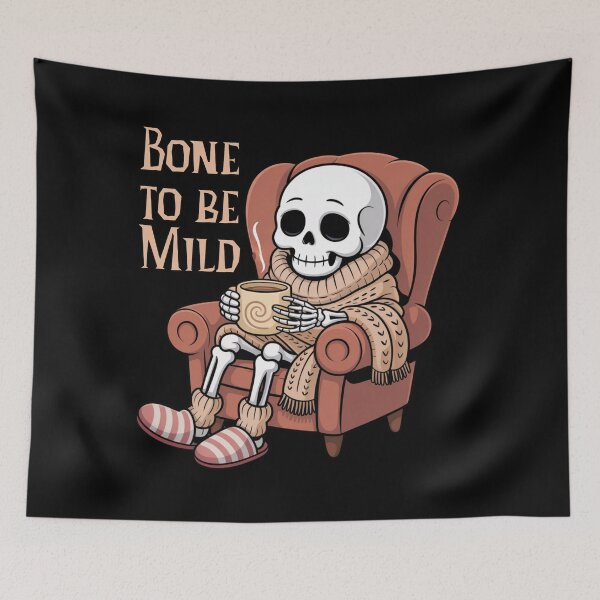 Item preview, Bone to Be Mild, Cozy Fall Skeleton designed and sold by Bliss Find And Design.