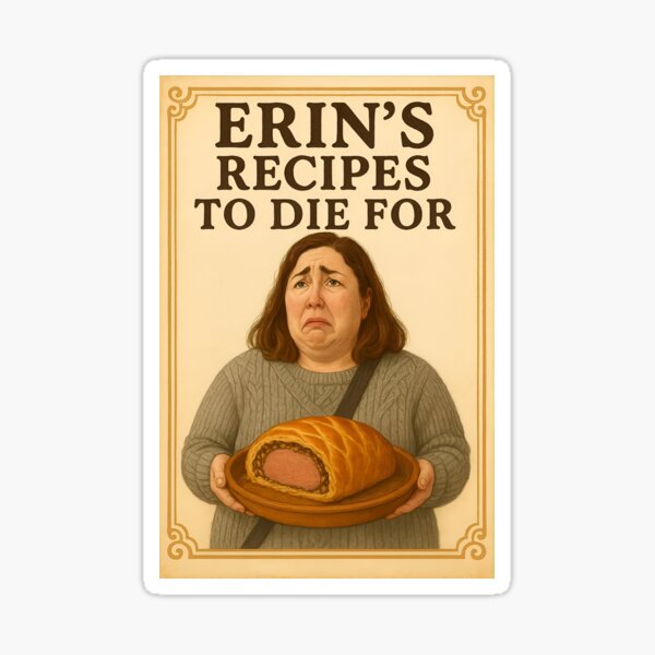 Aperçu de l'œuvre Les recettes à tomber par terre d'Erin Patterson créée et vendue par Pixel Propaganda.