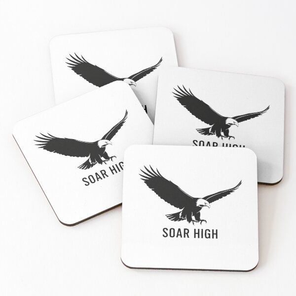 Item preview, "Soar High" Eagle  - Inspirational Freedom & Strength Tee designed and sold by DMNindustries.