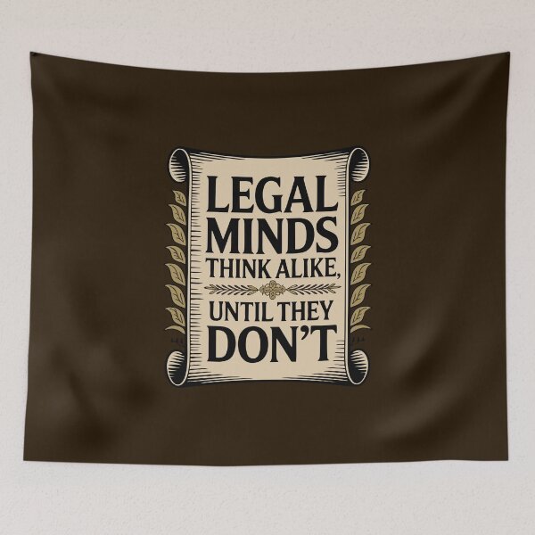 Item preview, All Legal Minds Think Alike, Until They Don’t – Public Defender Tee designed and sold by NoGoodDeeds.