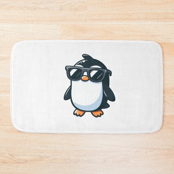 Item preview, Cartoon Penguin with Giant Sunglasses – Incognito Animal Design designed and sold by Confuzz1ed.