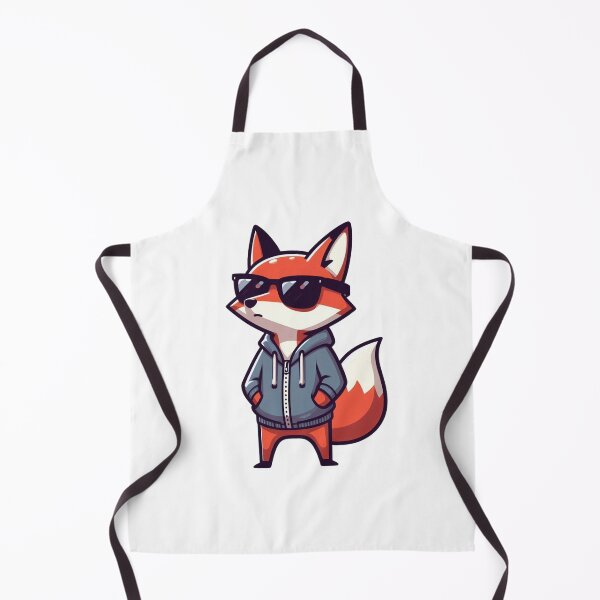 Item preview, Cartoon Fox in Hoodie and Sunglasses – Stealthy Cool Animal Style designed and sold by Confuzz1ed.
