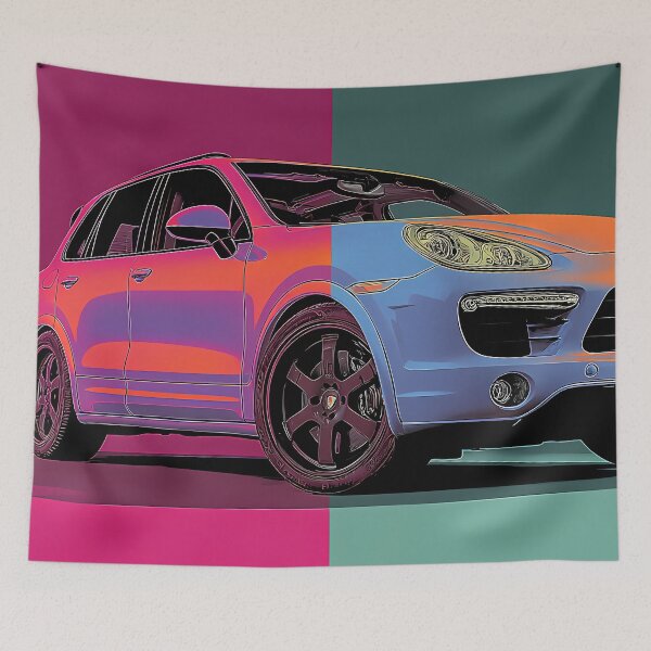 Item preview, Pop Culture Meets Porsche – Cayenne GTS Wall Decor designed and sold by AutoPopStudio.