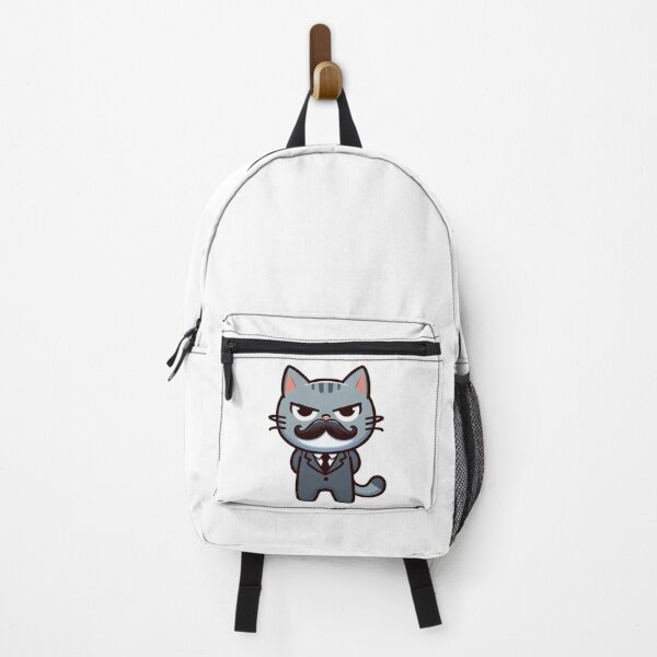 Item preview, Cartoon Cat Wearing Fake Mustache – Silly Disguised Feline Design designed and sold by Confuzz1ed.
