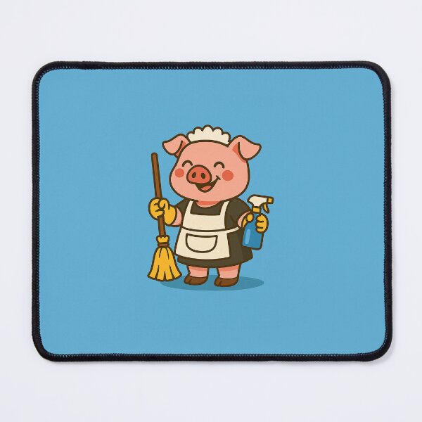 Item preview, Pig Housekeeper – Tidy and Proud designed and sold by Your Buddy Anthony.
