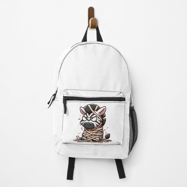 Item preview, Stressed Cartoon Zebra Entangled in Tape – Funny Messy Animal Art designed and sold by Confuzz1ed.
